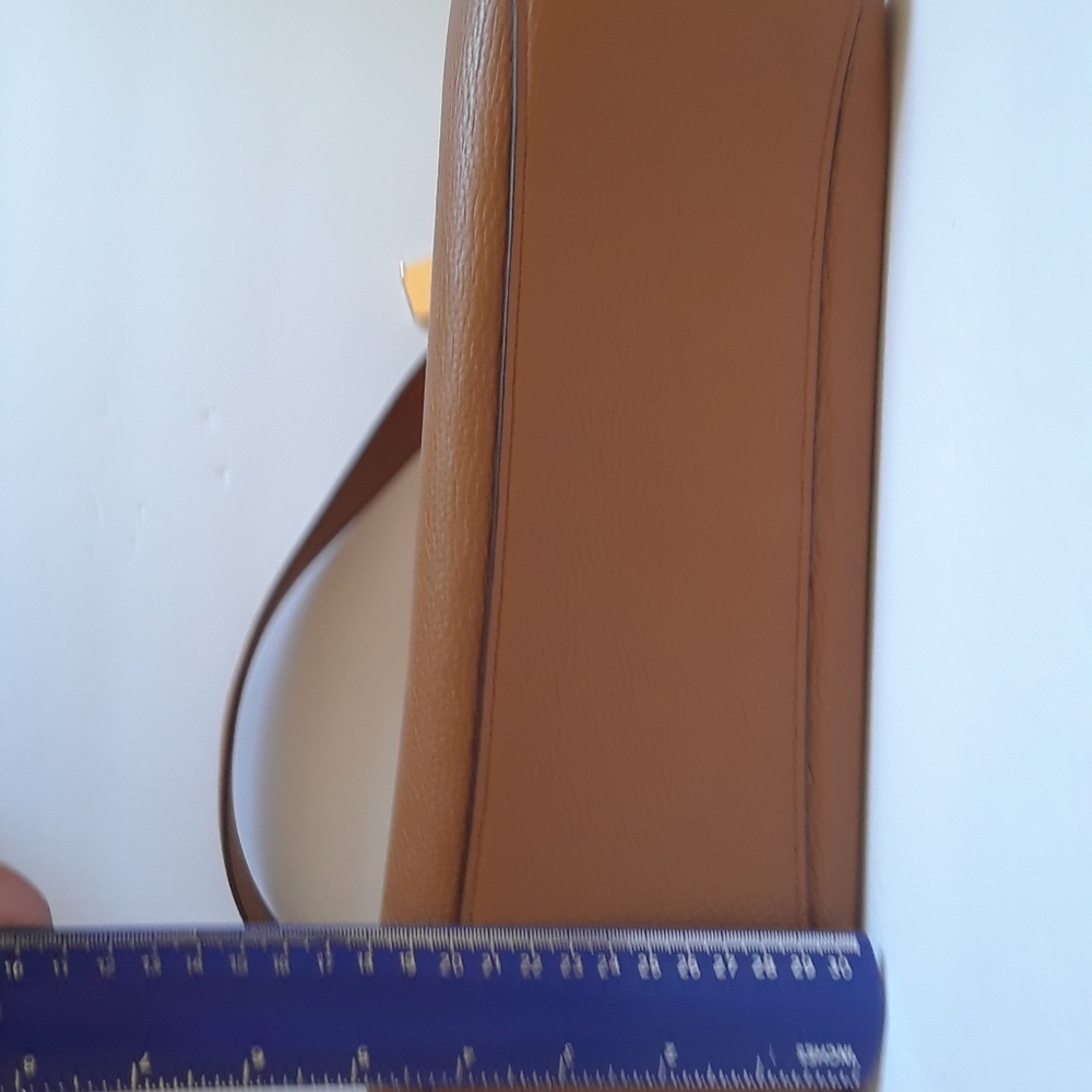 Coach Light Saddle Pebble Leather Mia Shoulder Bag F28966 IMLQD - Picture 9 of 12